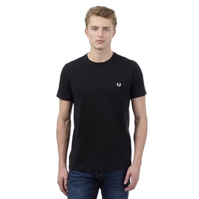 Fred Perry Black embroidered logo t-shirt